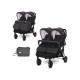 LORELLI KOLICA ZA BEBE DUO PLUS TORBA BLACK DOTS - Online Apoteka LORELLI KOLICA ZA BEBE DUO PLUS TORBA BLACK DOTS